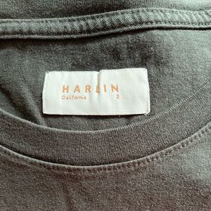 Harlin California Black round neck tee size 2